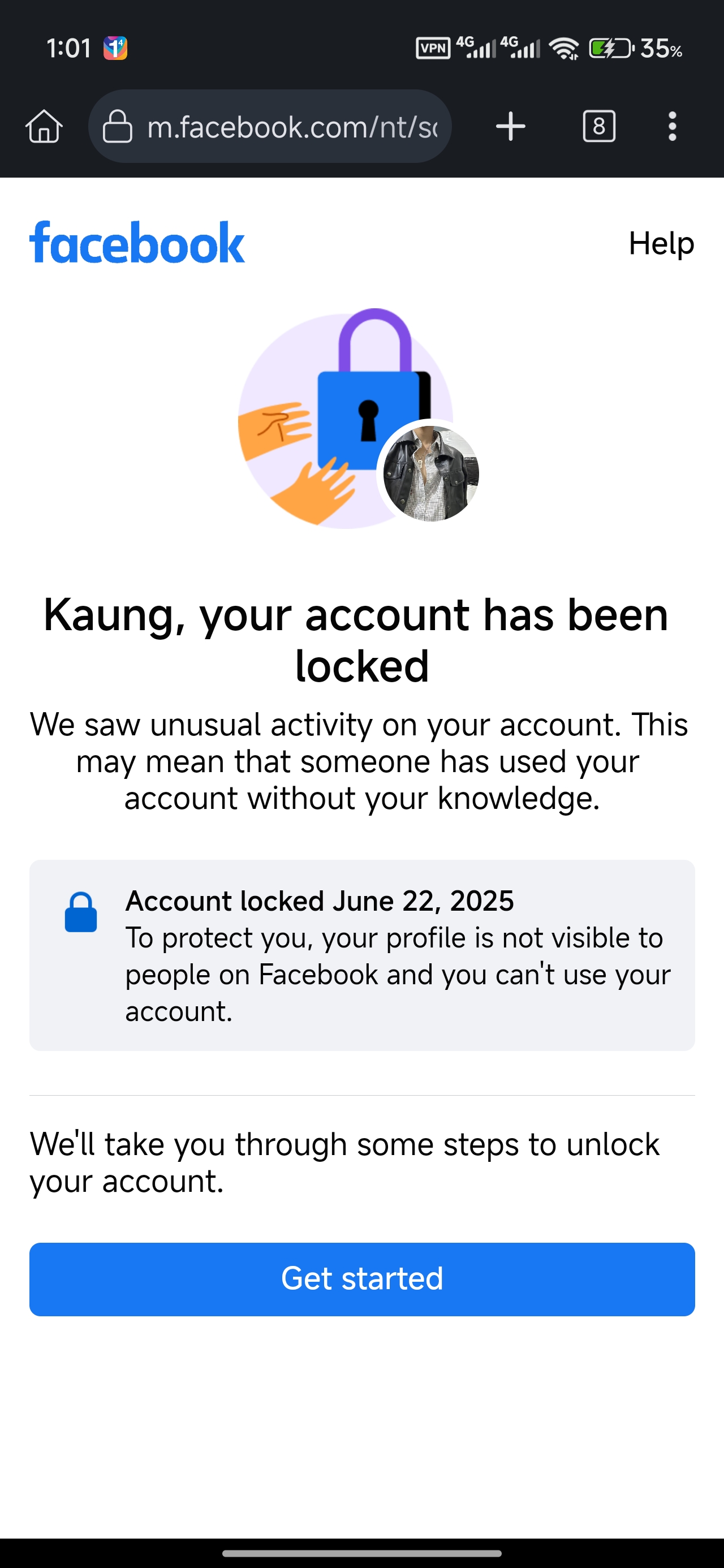 Has Been Lock