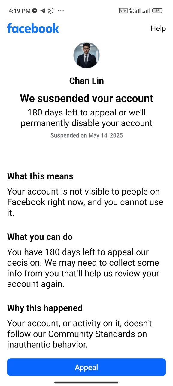 180 Days Lock